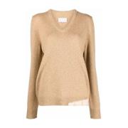 Beige Mohair Cashmere Silk Sweater