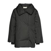 Svart Hip Coat Ytterjakke