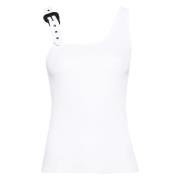 Hvit Barokkspenne Tank Top