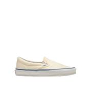 Klassiske Slip On Sneakers i Lerret