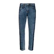 Casual Straight Blå Jeans