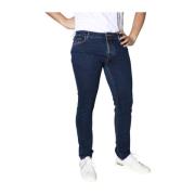 Mørkeblå Slim-Fit Denim Jeans