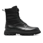 Svart Combat Boot