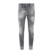 Slitte Mid-Rise Straight Leg Jeans