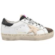 Leopard Shearling Sneakers Svart/Gull