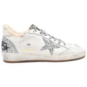 Hvite Glitterstjerne Sneakers