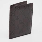 Pre-owned Leather wallets