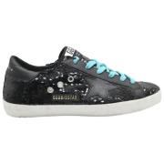 Glitter Strass Svart Sneakers