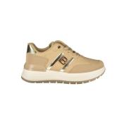 Beige Polyester Sneaker