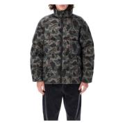 Camo Duck Grey Puffer Jakke Aw24