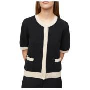 Klassisk Svart Cardigan Tee