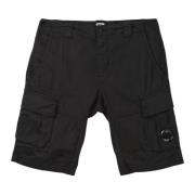 Sort Stretch Cargo Shorts