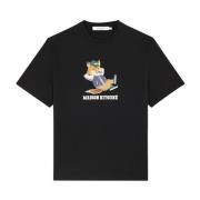 Svart Dressed Fox Easy Tee-Shirt