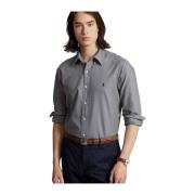 Grå Polo Ralph Lauren Custom Fit Long Sleeve Sport Shirt Skjorte