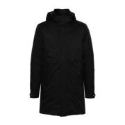 Svart Puffer Dunjakke Vermont Coat