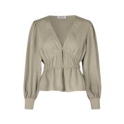 Beige Feminin Gemmi Topp