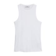 Bomull Tank Top i Bright White