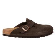 Mokka Semsket Sandal - Boston Stil