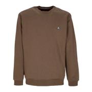 Essensiell Fleece Crewneck Sweatshirt Palomino/Hvit