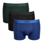 3-Pakke Trunk Boxer Gave Sett Multifarget