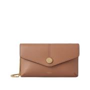 Stud Pochette on Chain, Sable