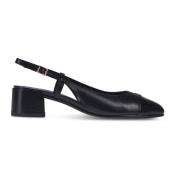 Flate Cap-Toe Slingback Sko