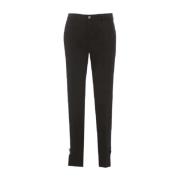 Svart Chic Skinny Bottom Up Bukser