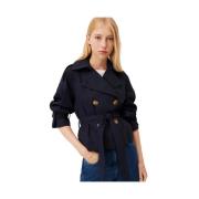 Stilig Trench Coat - Stor