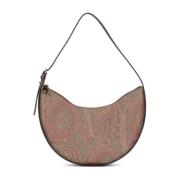 Paisley Jacquard Hobo Veske