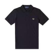 Originalt ensfarget polo svart & champagne