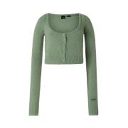 Stilig Strikket Cardigan Sweater