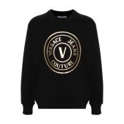 Svart Sweatshirt Aw24 Stilig Herreklær