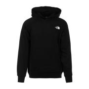 Svarte Sweaters Raglanredbox Hoodie Stilig