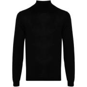 Luksuriøs Turtleneck Sweater Nero