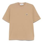 Beige T-skjorter og Polos med Logo