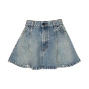 Blå Denim Shorts for Kvinner