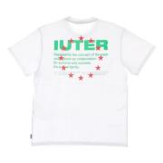 Hvit Kortermet Crew Neck Tee