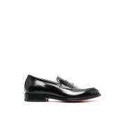 Klassiske Svarte Guinn Loafers