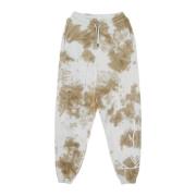 Tie Dye Sweatpants Hvit/sand