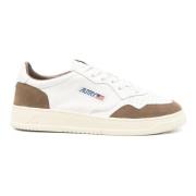 Brune Sneakers med Multi-lags Innsatser