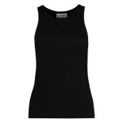 Ribbet Bomull Tank Top