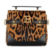 B-Buzz 23 veske i leopard-effekt skinn