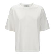 Myk Crew-Neck T-skjorte med korte ermer