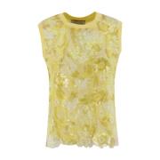 Blomsterpaljett Camisole Topp