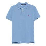 Tilpasset Slim Fit Bomull Mesh Polo