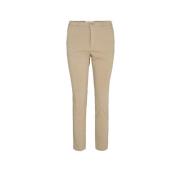 Lysebrun Freequent Beige Freequent Bukse Fqsolvej-Ankle-Pa Bukse