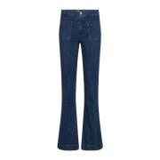 Flare Jeans Ann Charlotte Vask Middark