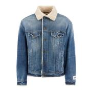 Denim Teddy Jakke Shearling Fôr