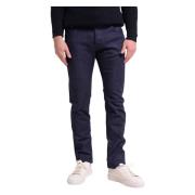 Mørk Marineblå Slim Fit Stretch Jeans