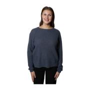 Blå Ruby Sweater Strikkegenser